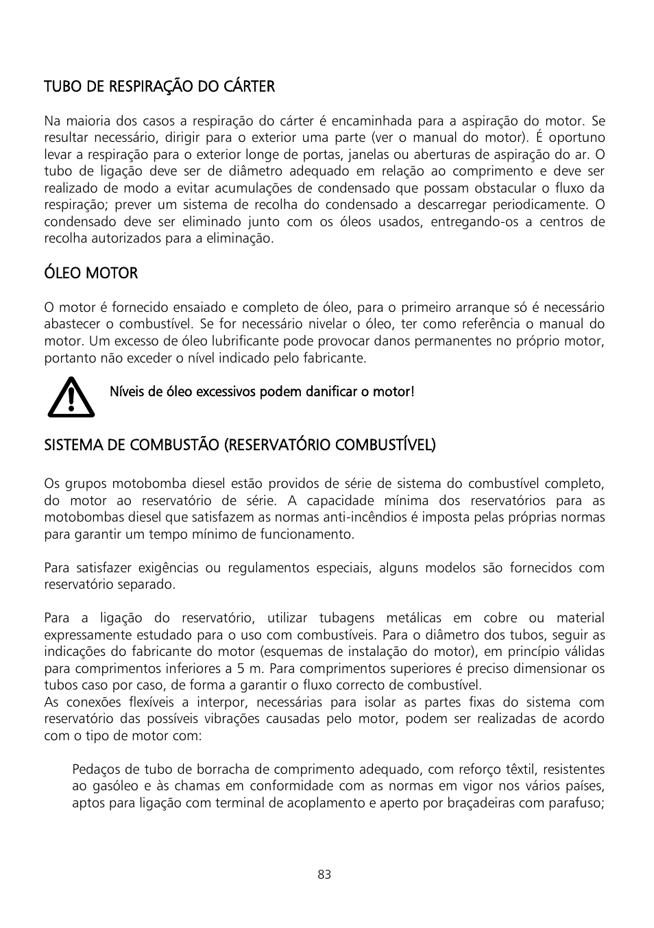 Xylem Fire diesel pump D Series GEN D Series User Manual | Page 83 / 176