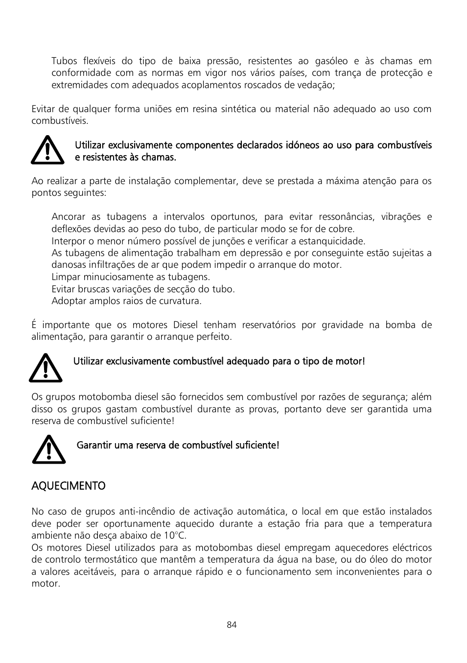 Xylem Fire diesel pump D Series GEN D Series User Manual | Page 84 / 176