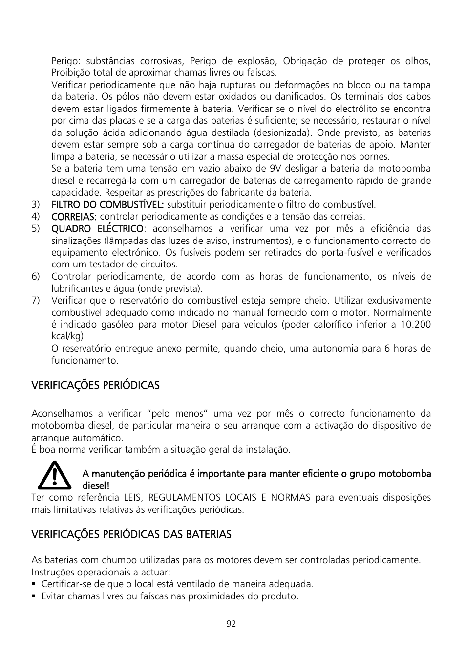Xylem Fire diesel pump D Series GEN D Series User Manual | Page 92 / 176