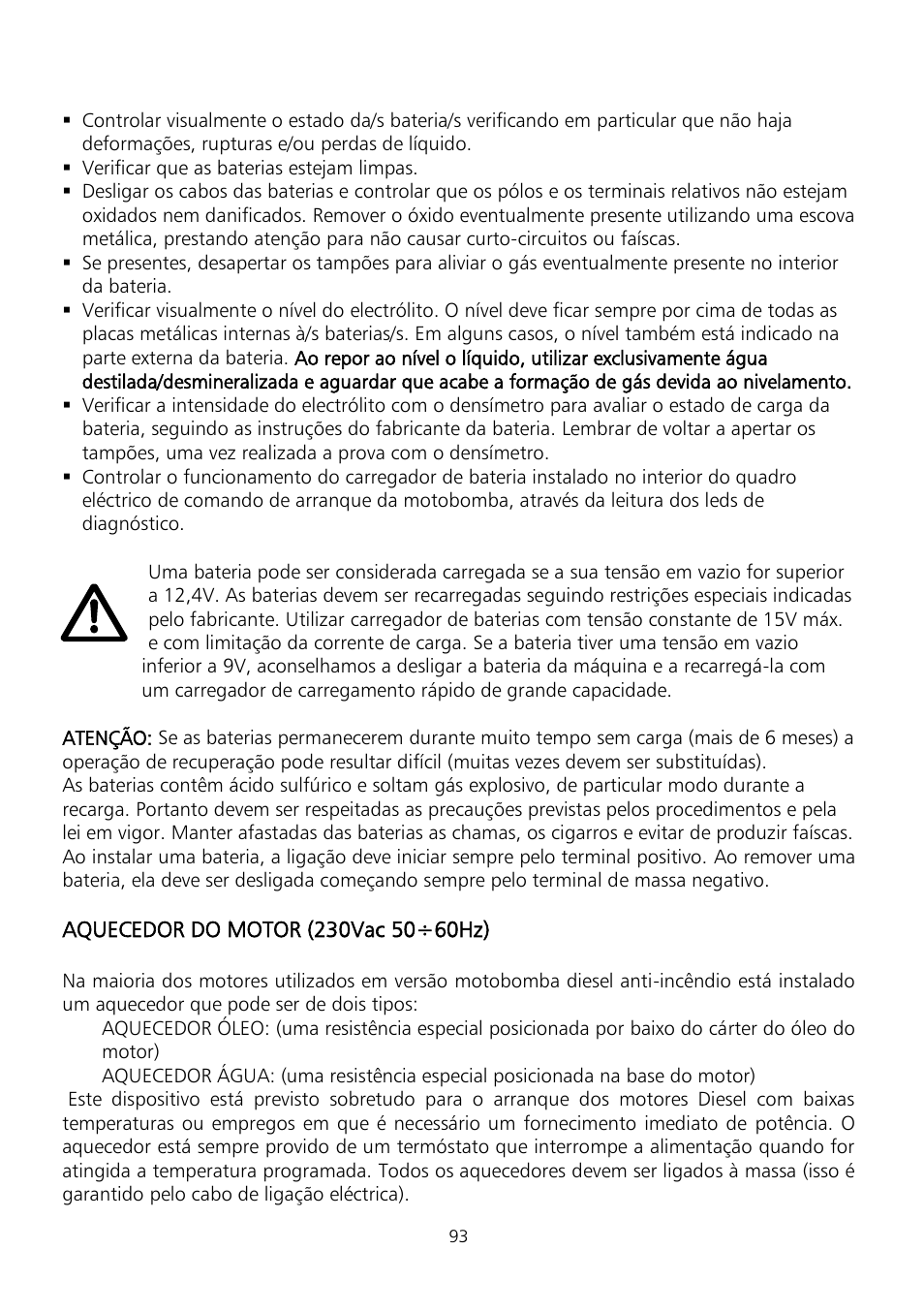 Xylem Fire diesel pump D Series GEN D Series User Manual | Page 93 / 176