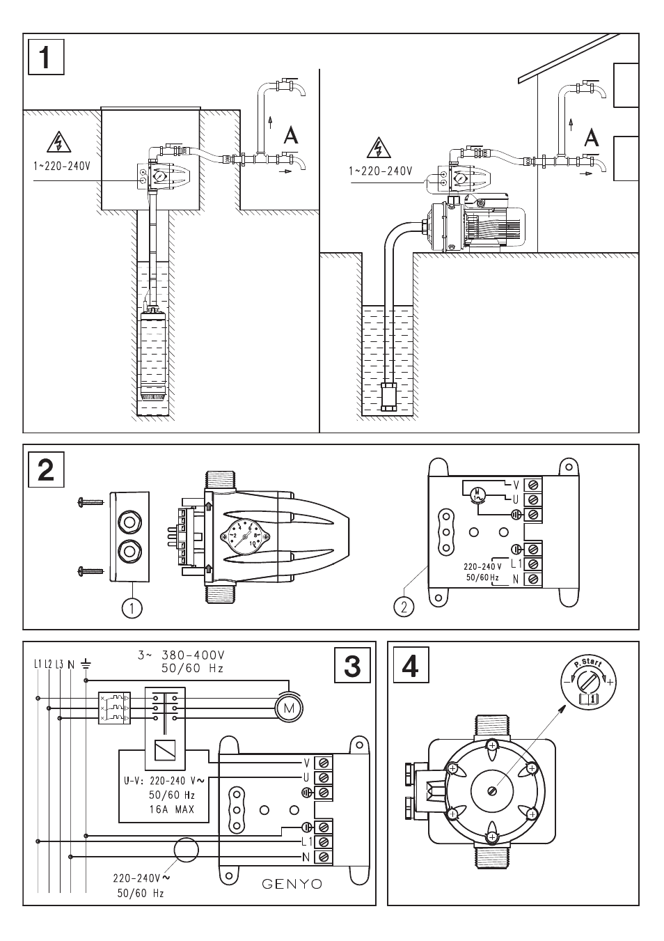 Xylem GENYO 16A / R15 30 User Manual | Page 2 / 20