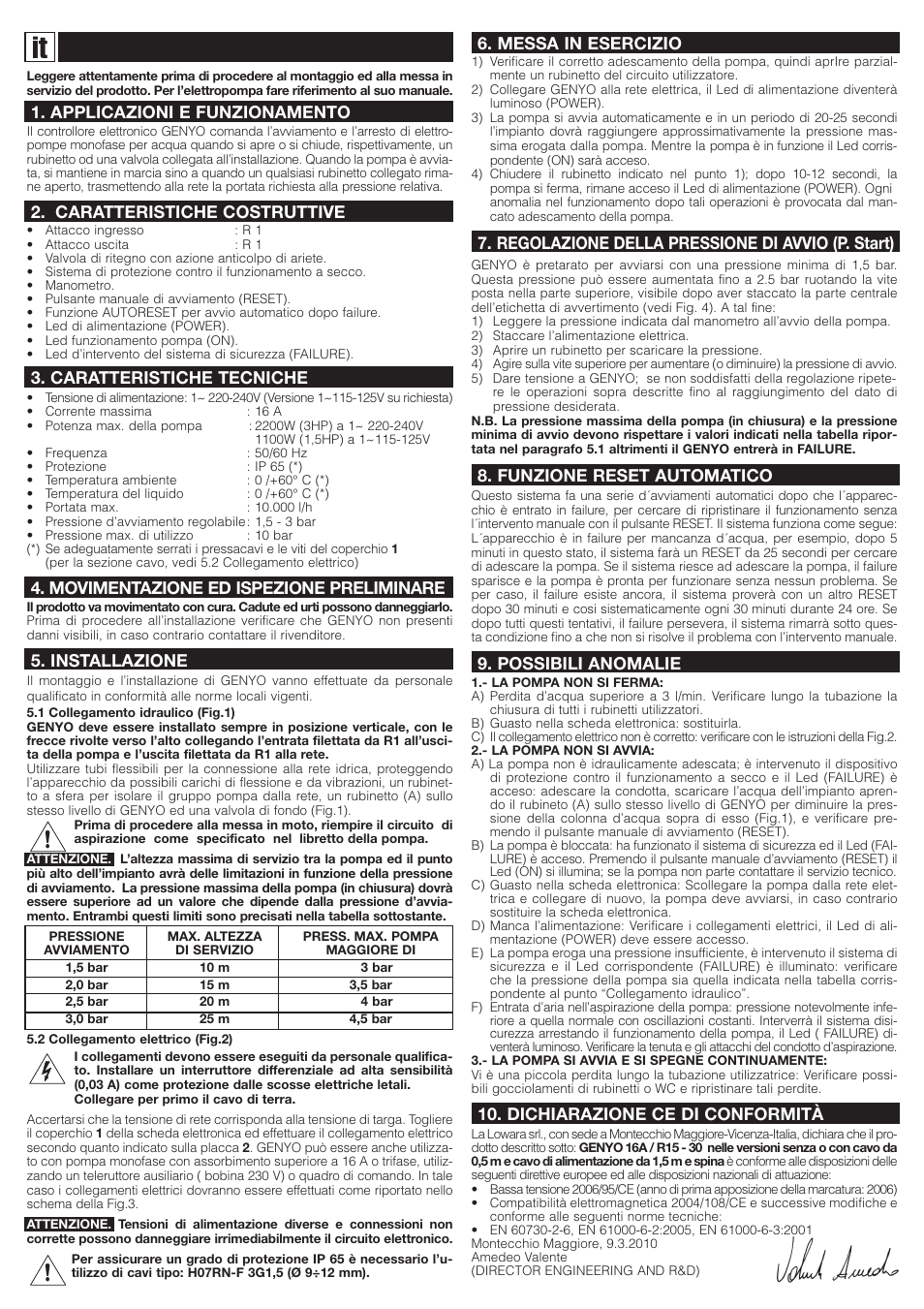 Xylem GENYO 16A / R15 30 User Manual | Page 4 / 20