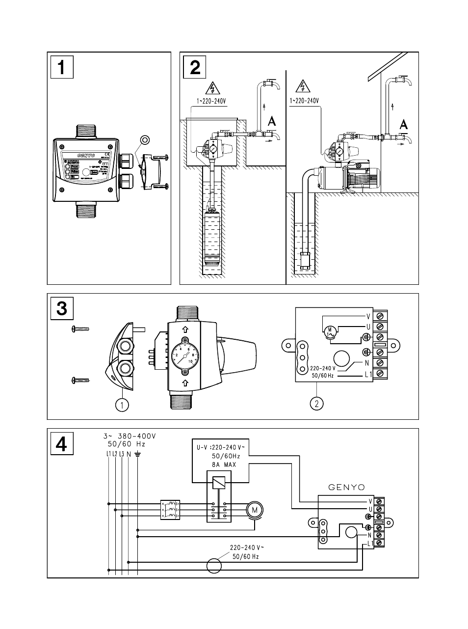 Xylem GENYO 8A / F12 F15 F22 User Manual | Page 2 / 20