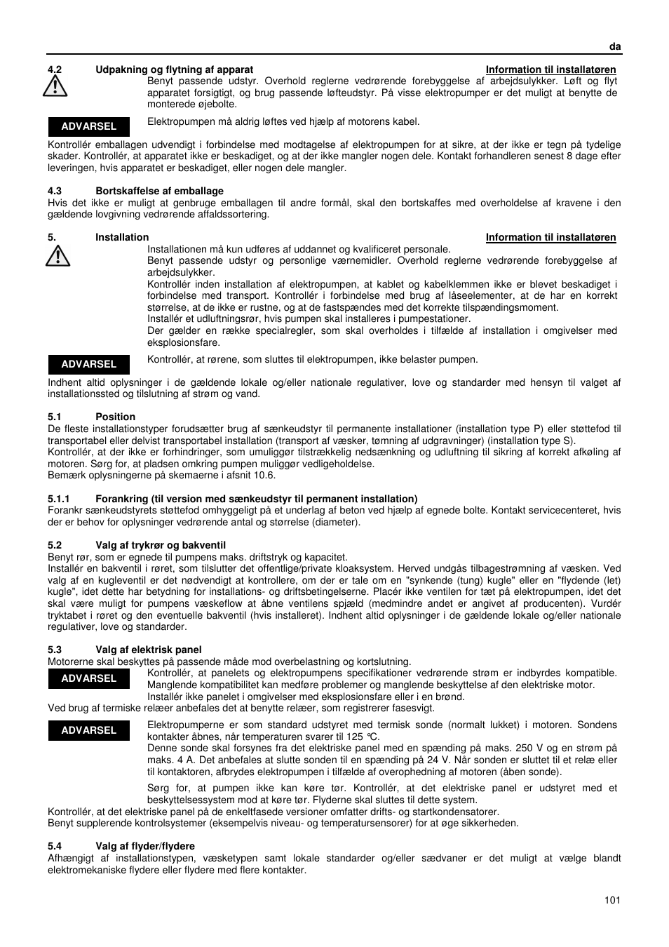 Xylem GLS GLV User Manual | Page 101 / 230