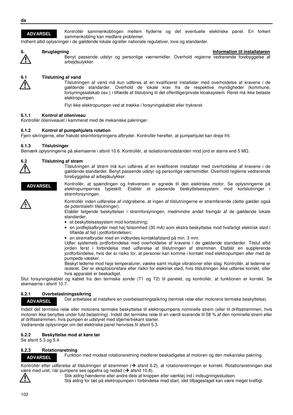 Xylem GLS GLV User Manual | Page 102 / 230