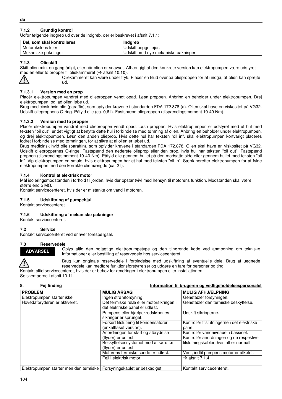 Xylem GLS GLV User Manual | Page 104 / 230