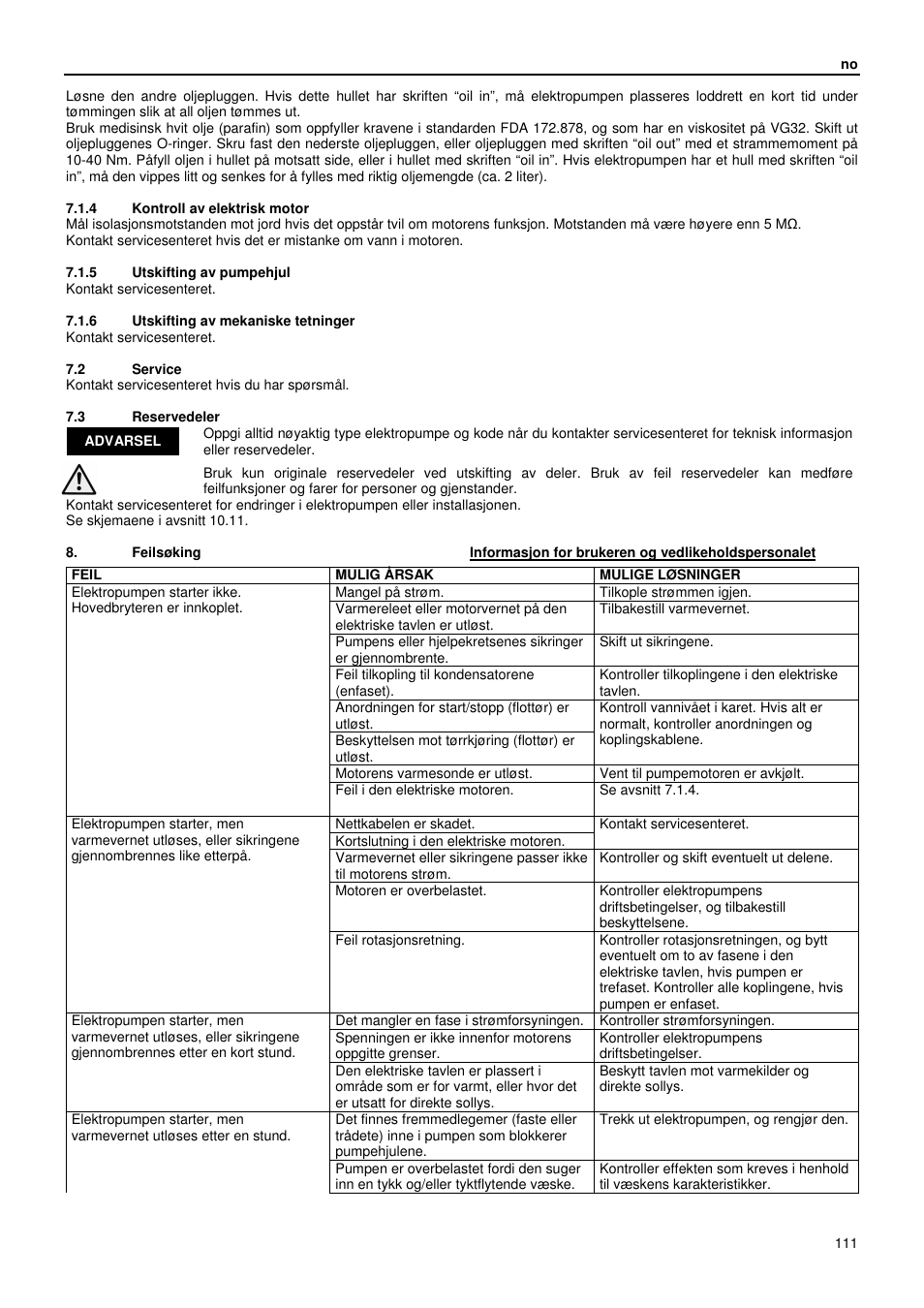 Xylem GLS GLV User Manual | Page 111 / 230