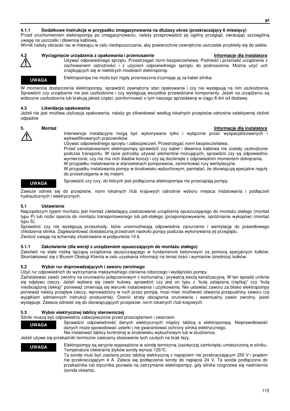 Xylem GLS GLV User Manual | Page 115 / 230