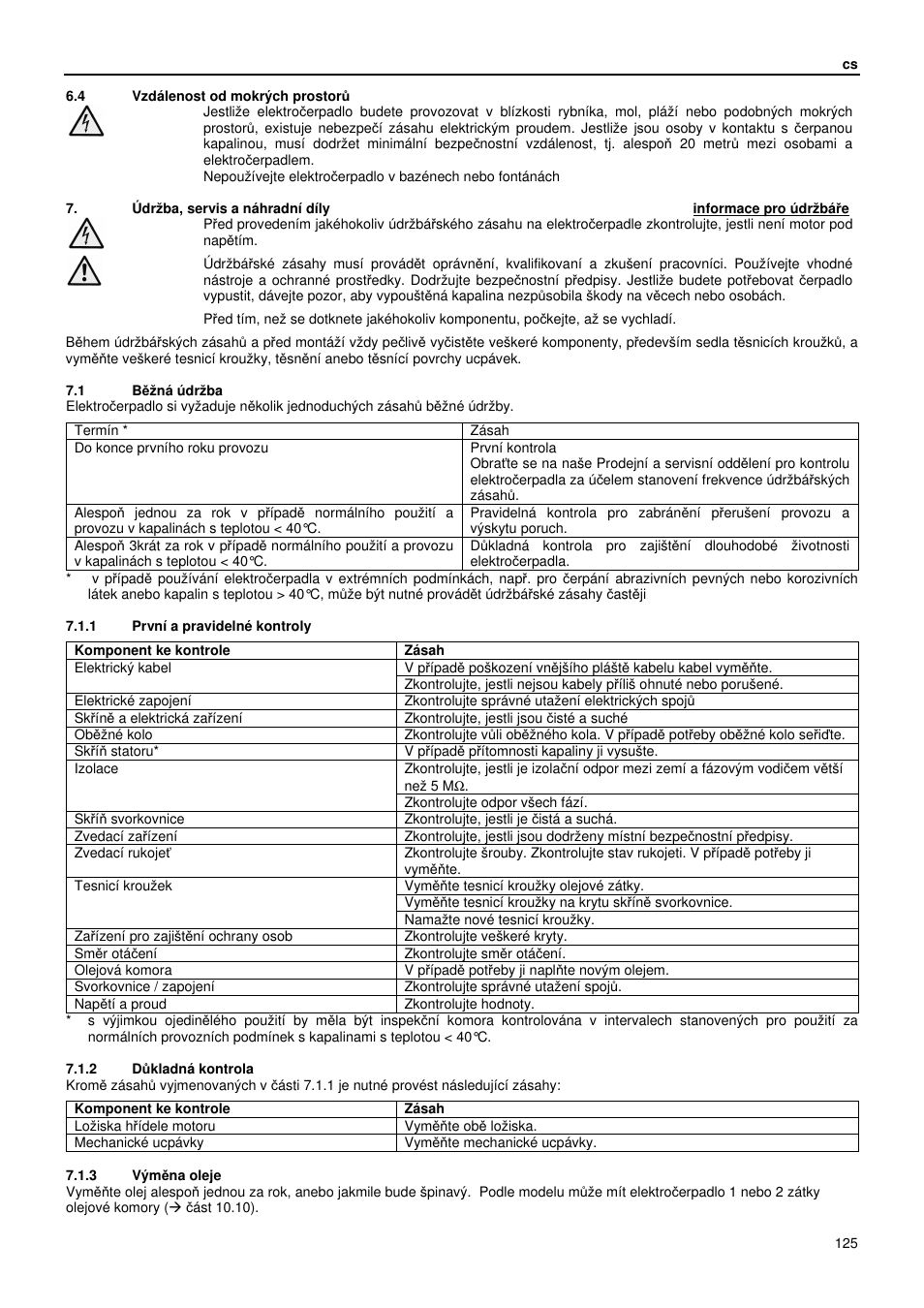 Xylem GLS GLV User Manual | Page 125 / 230