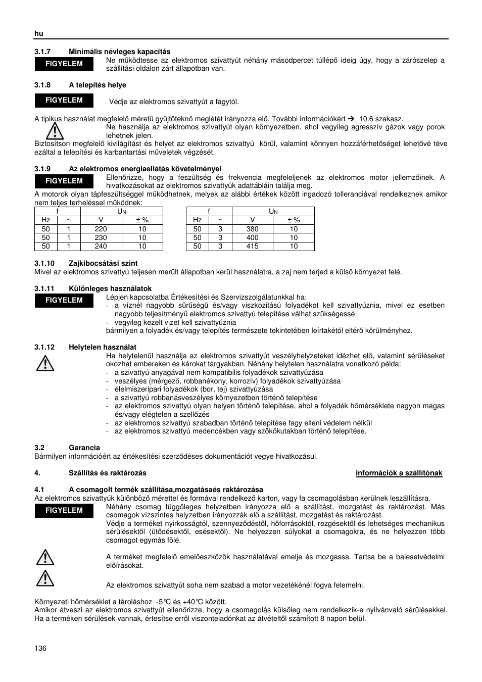 Xylem GLS GLV User Manual | Page 136 / 230