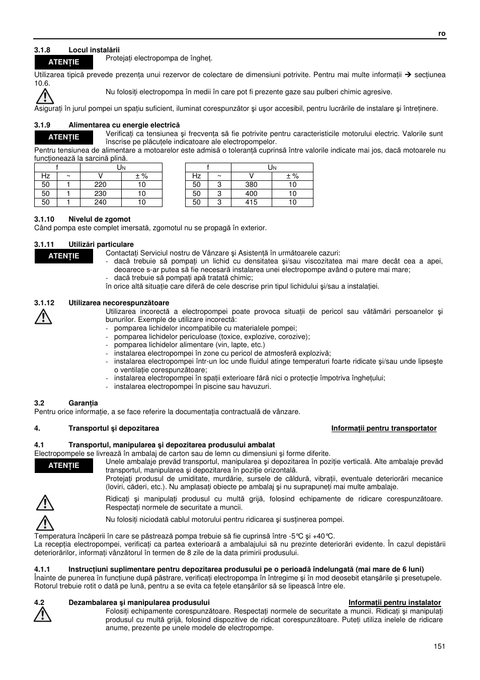 Xylem GLS GLV User Manual | Page 151 / 230