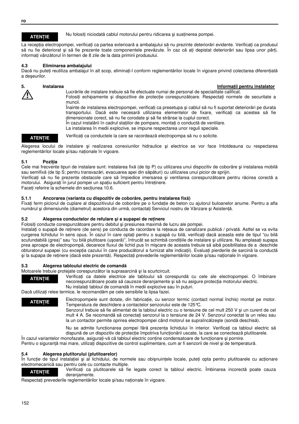 Xylem GLS GLV User Manual | Page 152 / 230