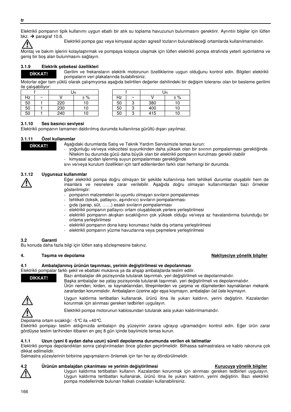 Xylem GLS GLV User Manual | Page 166 / 230