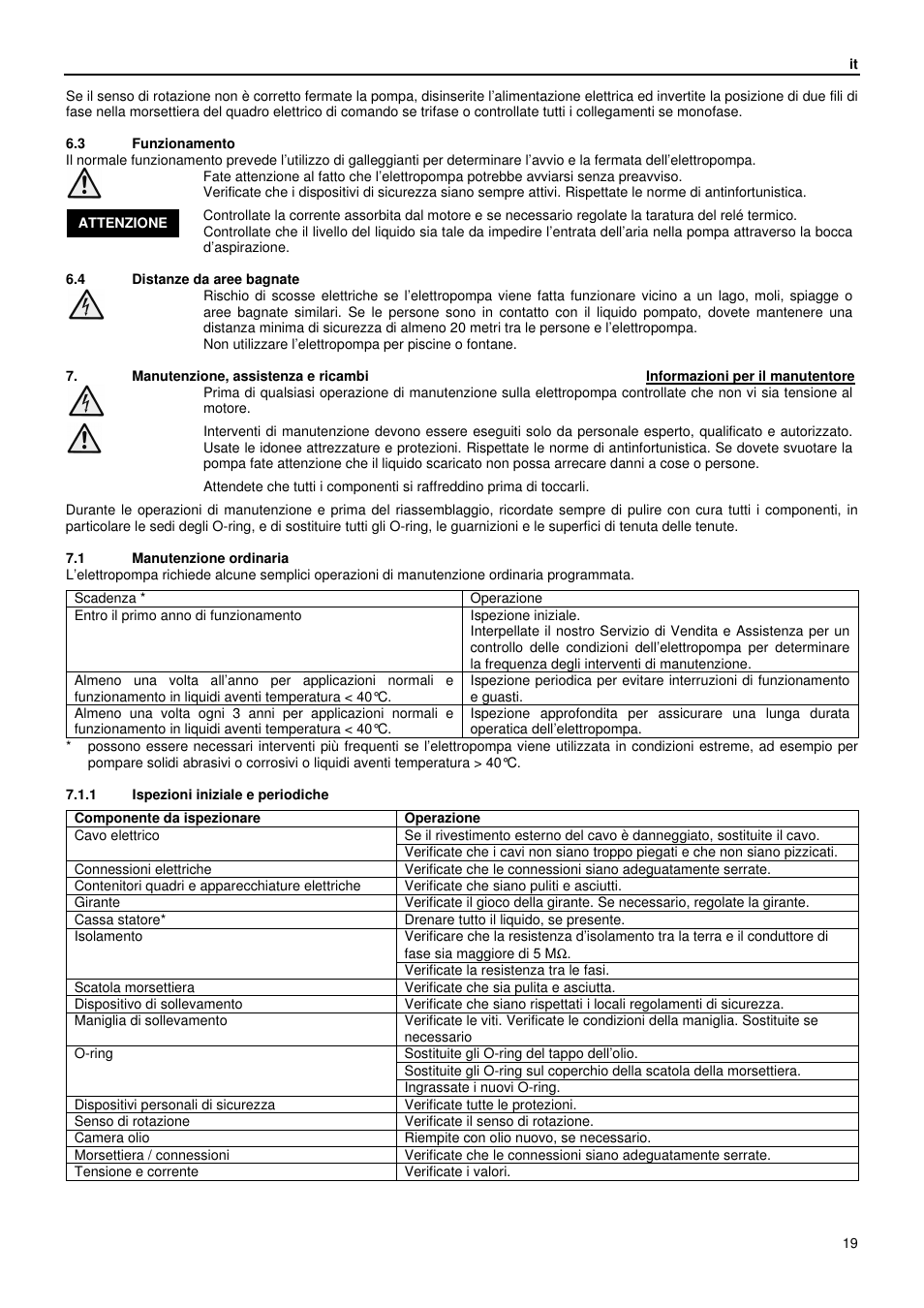 Xylem GLS GLV User Manual | Page 19 / 230