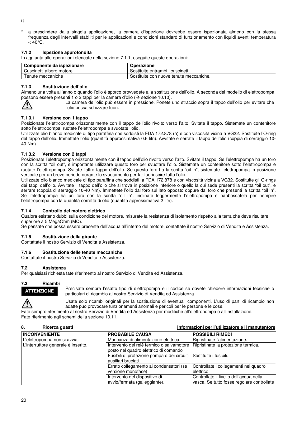 Xylem GLS GLV User Manual | Page 20 / 230