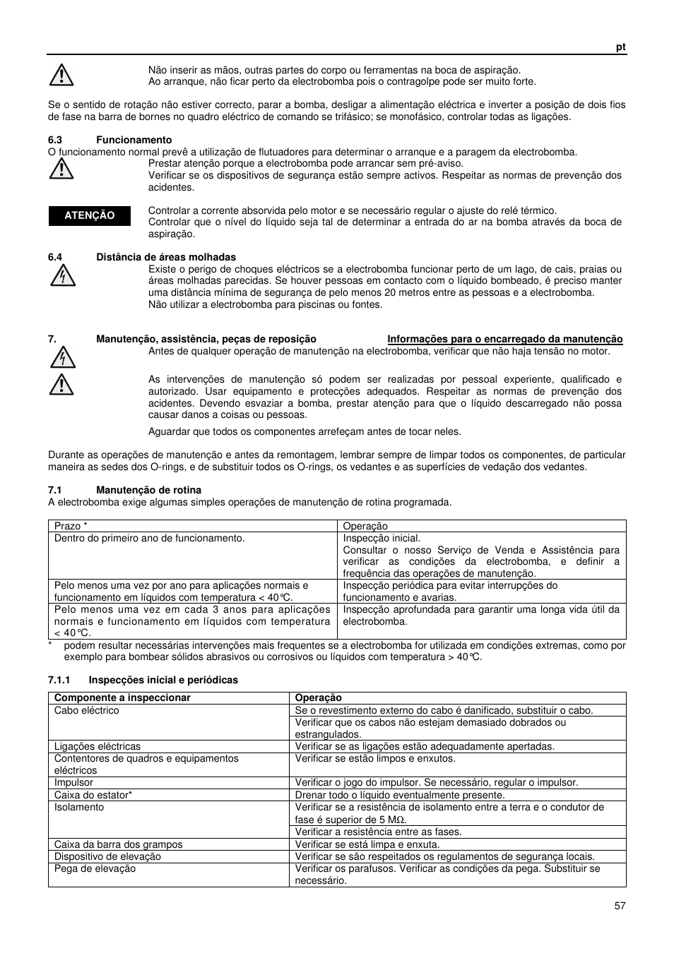 Xylem GLS GLV User Manual | Page 57 / 230