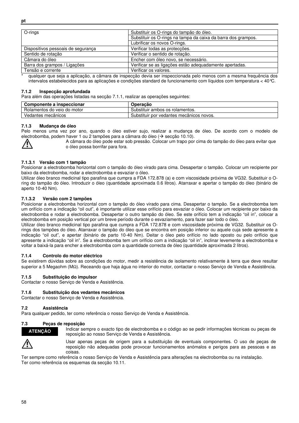 Xylem GLS GLV User Manual | Page 58 / 230