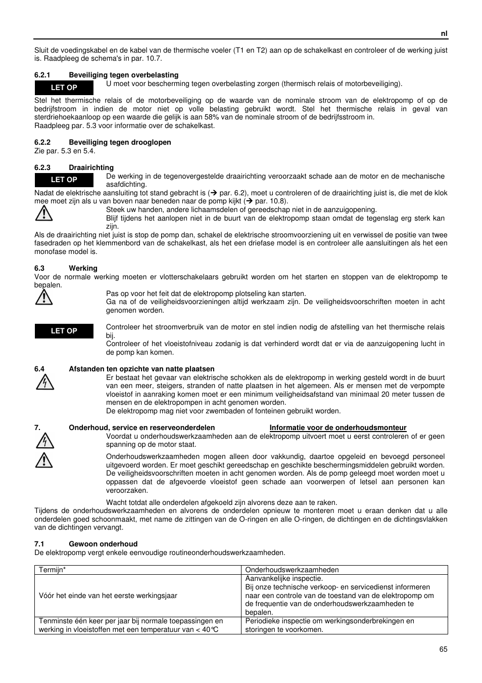 Xylem GLS GLV User Manual | Page 65 / 230