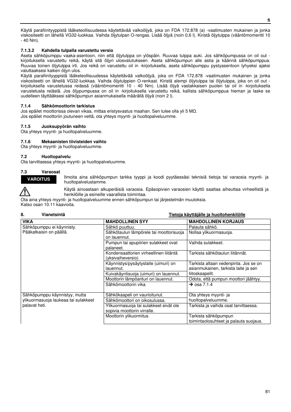 Xylem GLS GLV User Manual | Page 81 / 230