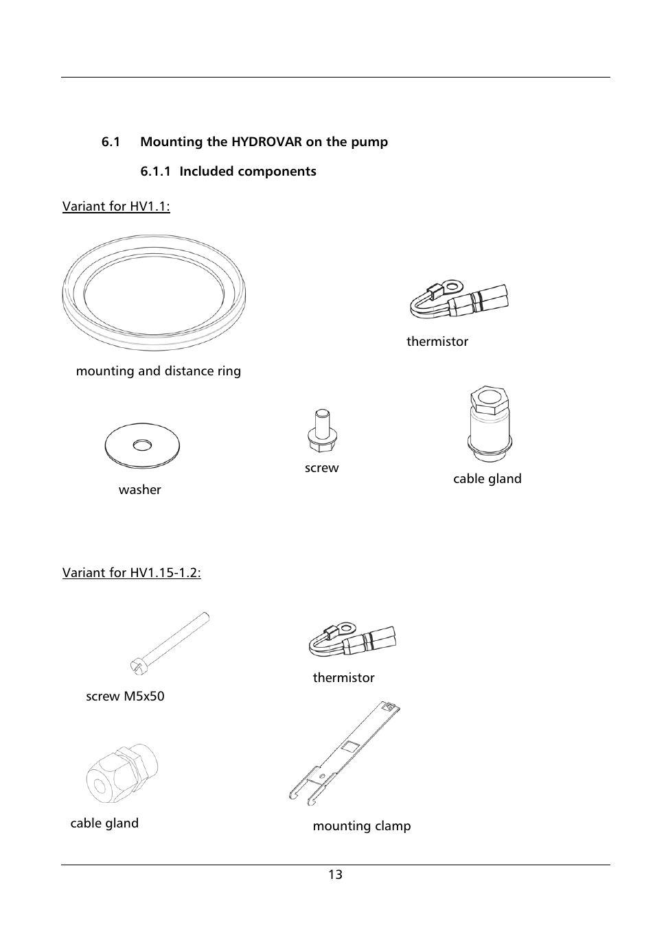 Xylem HV 1.1 - 1.2 User Manual | Page 13 / 60