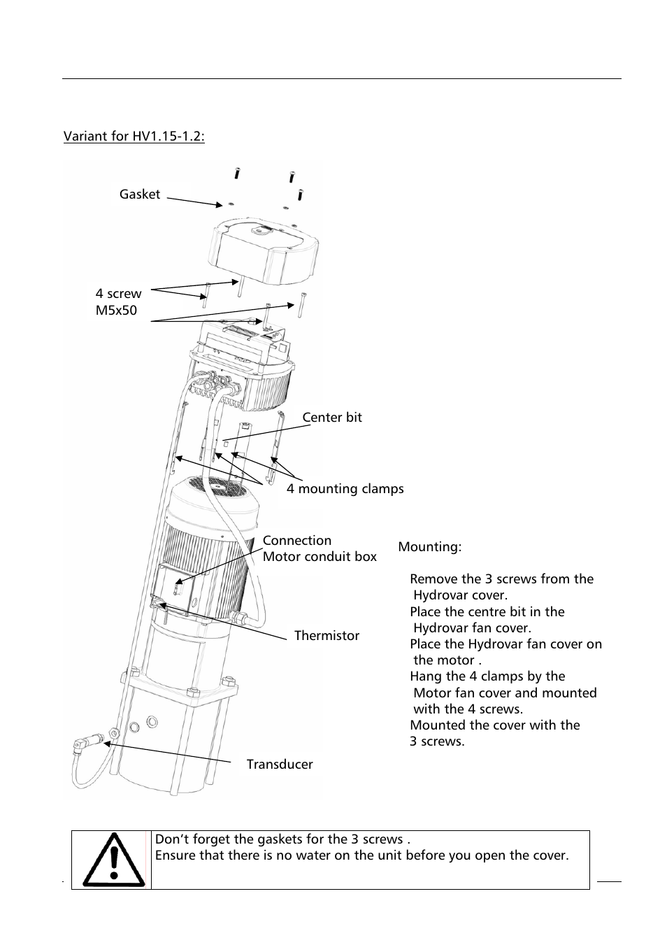 Xylem HV 1.1 - 1.2 User Manual | Page 15 / 60