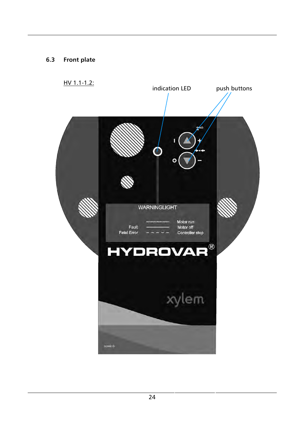 Xylem HV 1.1 - 1.2 User Manual | Page 24 / 60