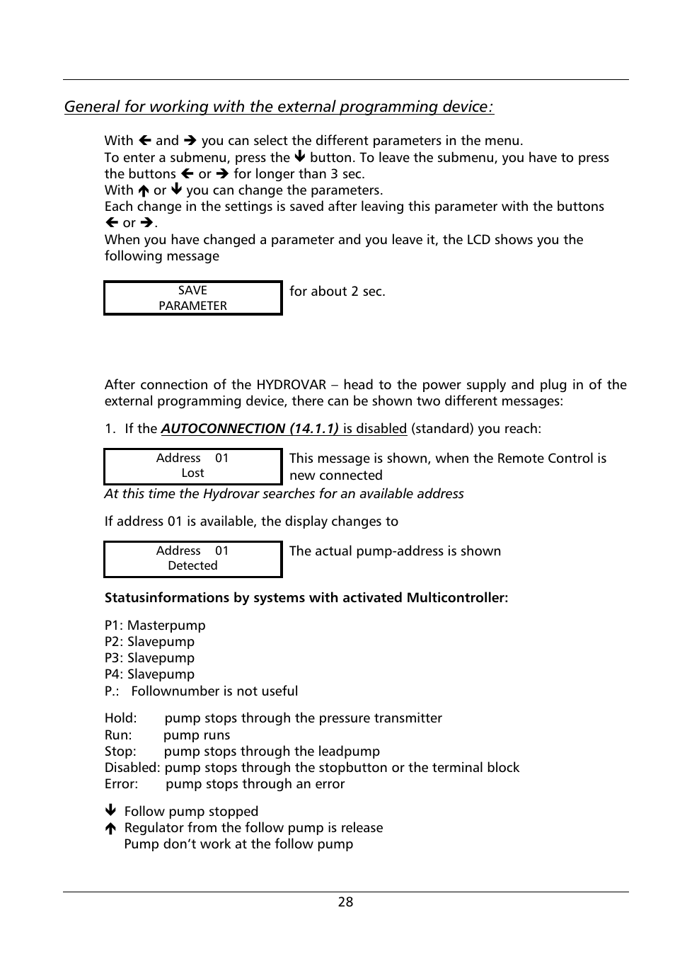 Xylem HV 1.1 - 1.2 User Manual | Page 28 / 60