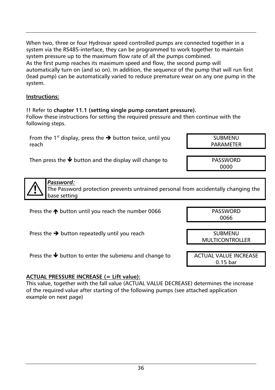 Xylem HV 1.1 - 1.2 User Manual | Page 36 / 60