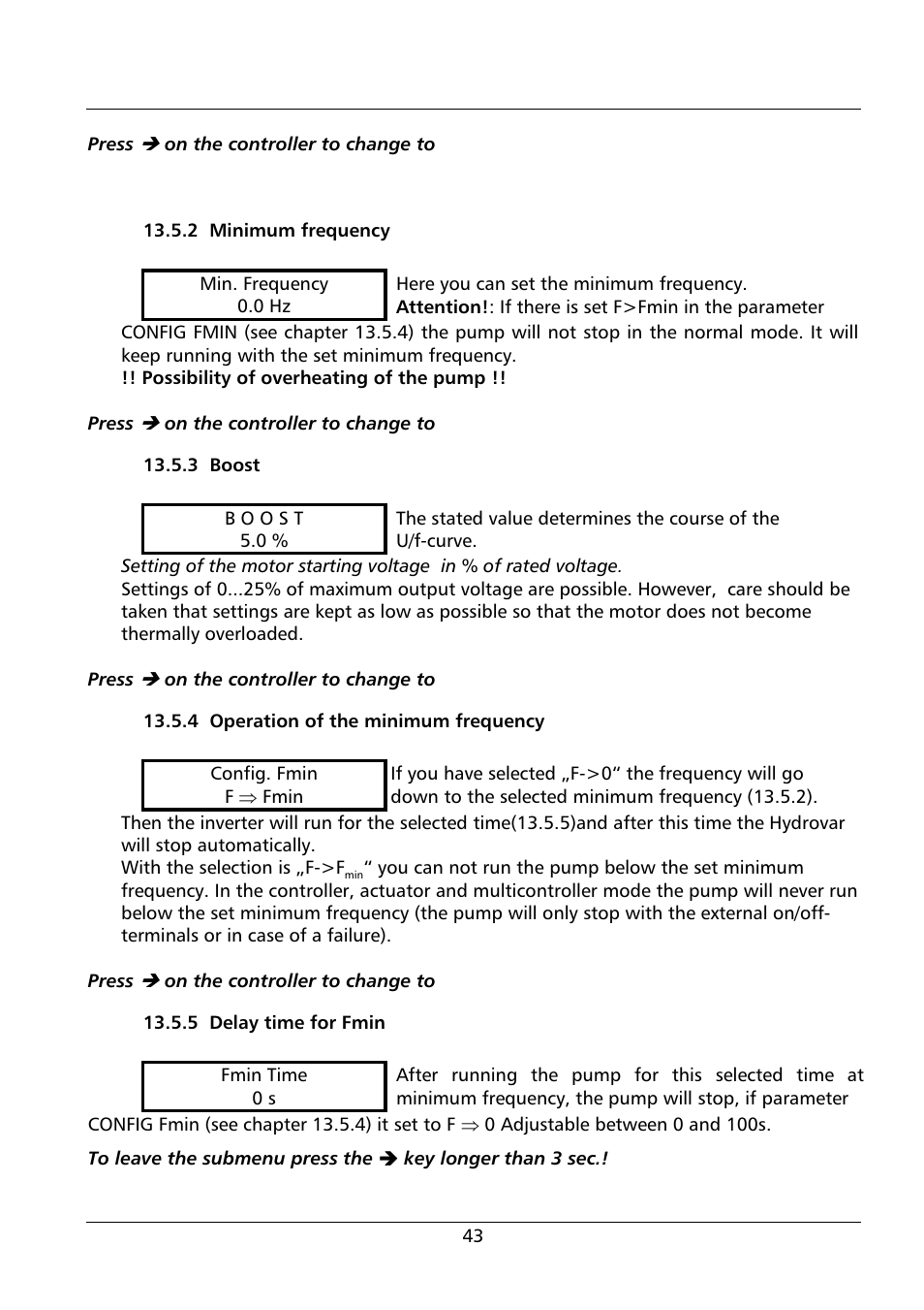 Xylem HV 1.1 - 1.2 User Manual | Page 43 / 60