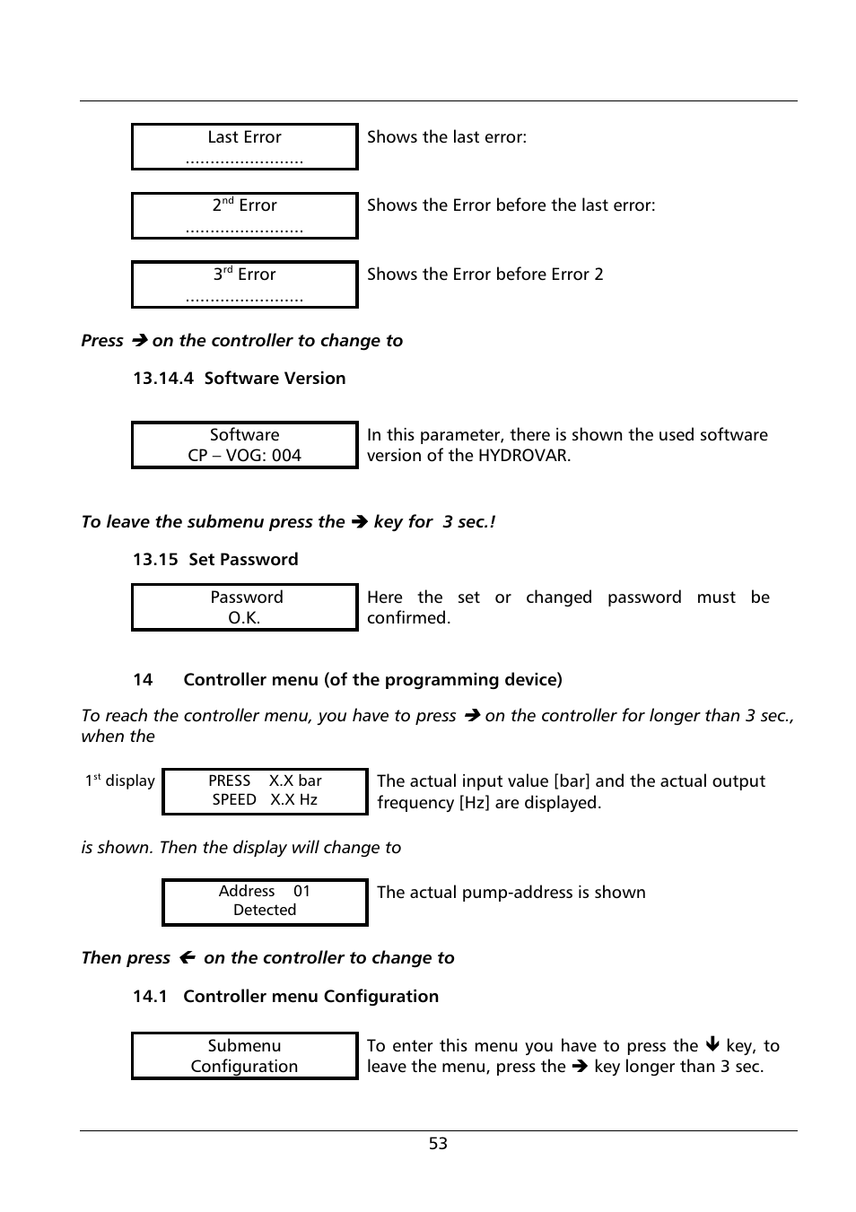 Xylem HV 1.1 - 1.2 User Manual | Page 53 / 60