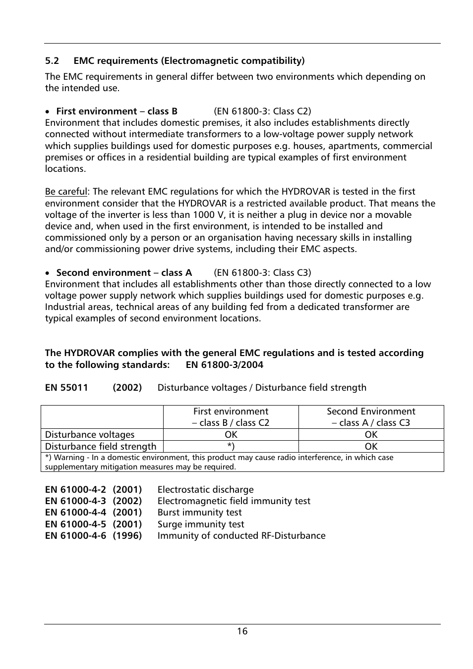 Xylem HYDROVAR HV 4.150 / 4.185 / 4.220 User Manual | Page 16 / 104