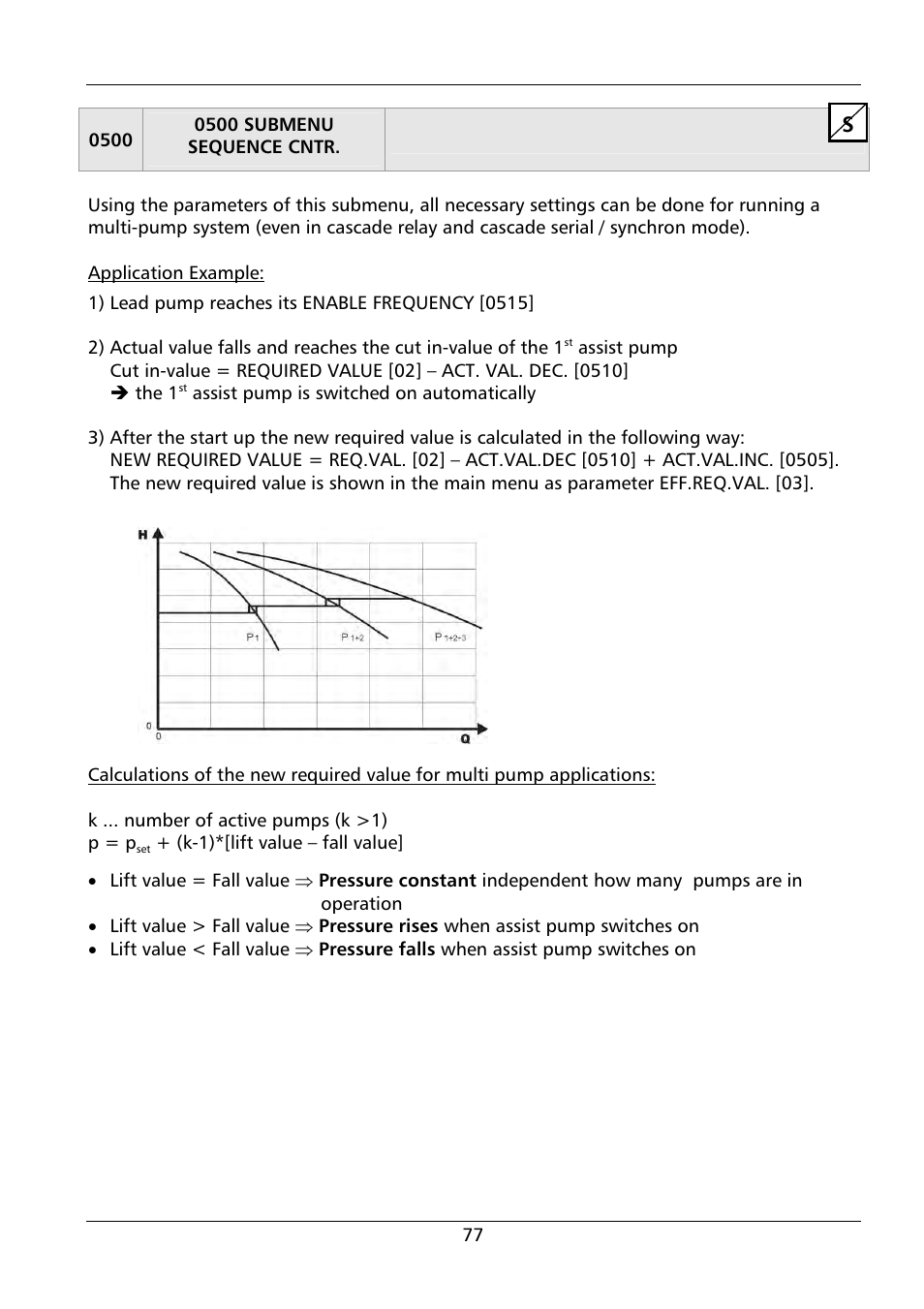 Xylem HYDROVAR HV 4.150 / 4.185 / 4.220 User Manual | Page 77 / 104