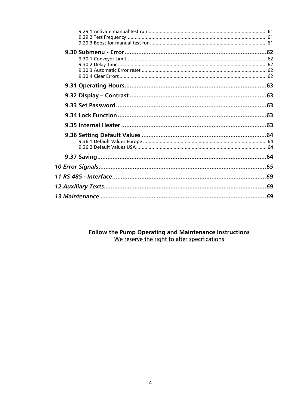Xylem HYDROVAR (HV2.1 - 3.45) User Manual | Page 4 / 72