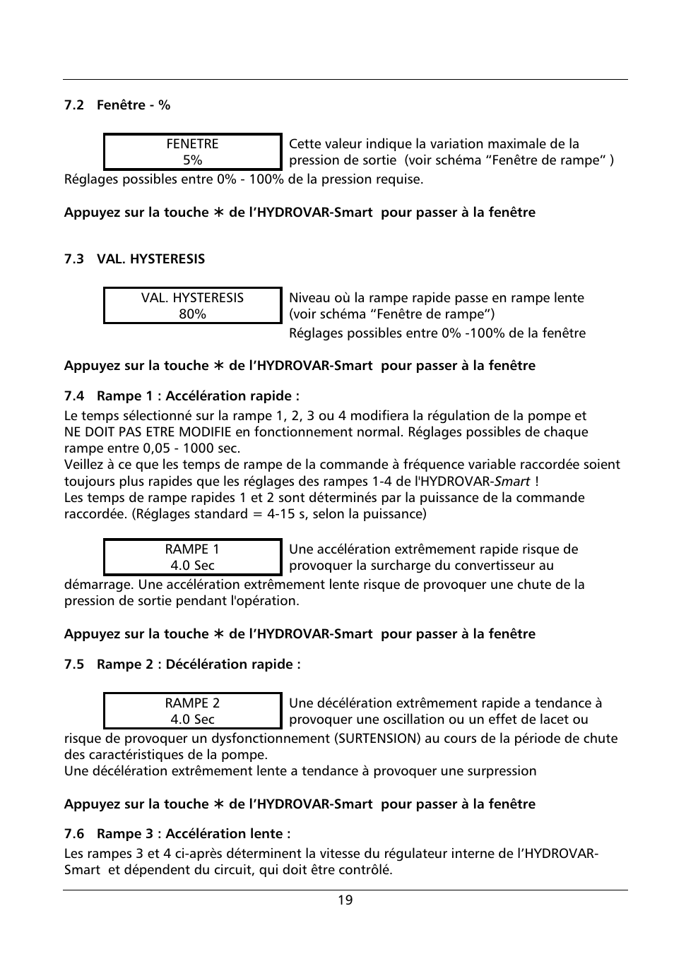Xylem HYDROVAR Smart User Manual | Page 105 / 128