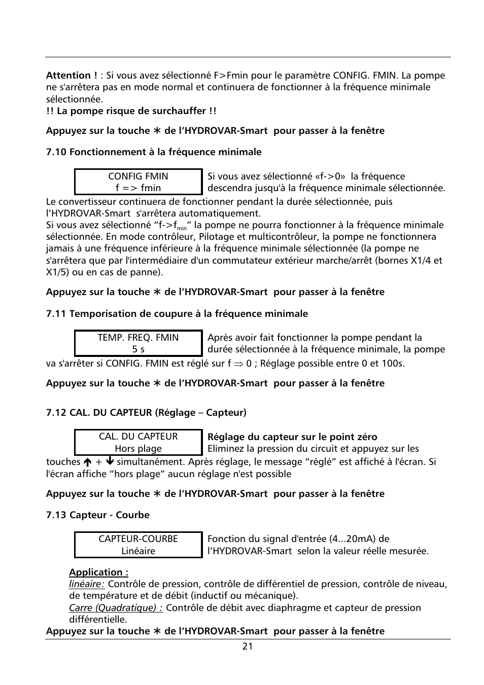 Xylem HYDROVAR Smart User Manual | Page 107 / 128
