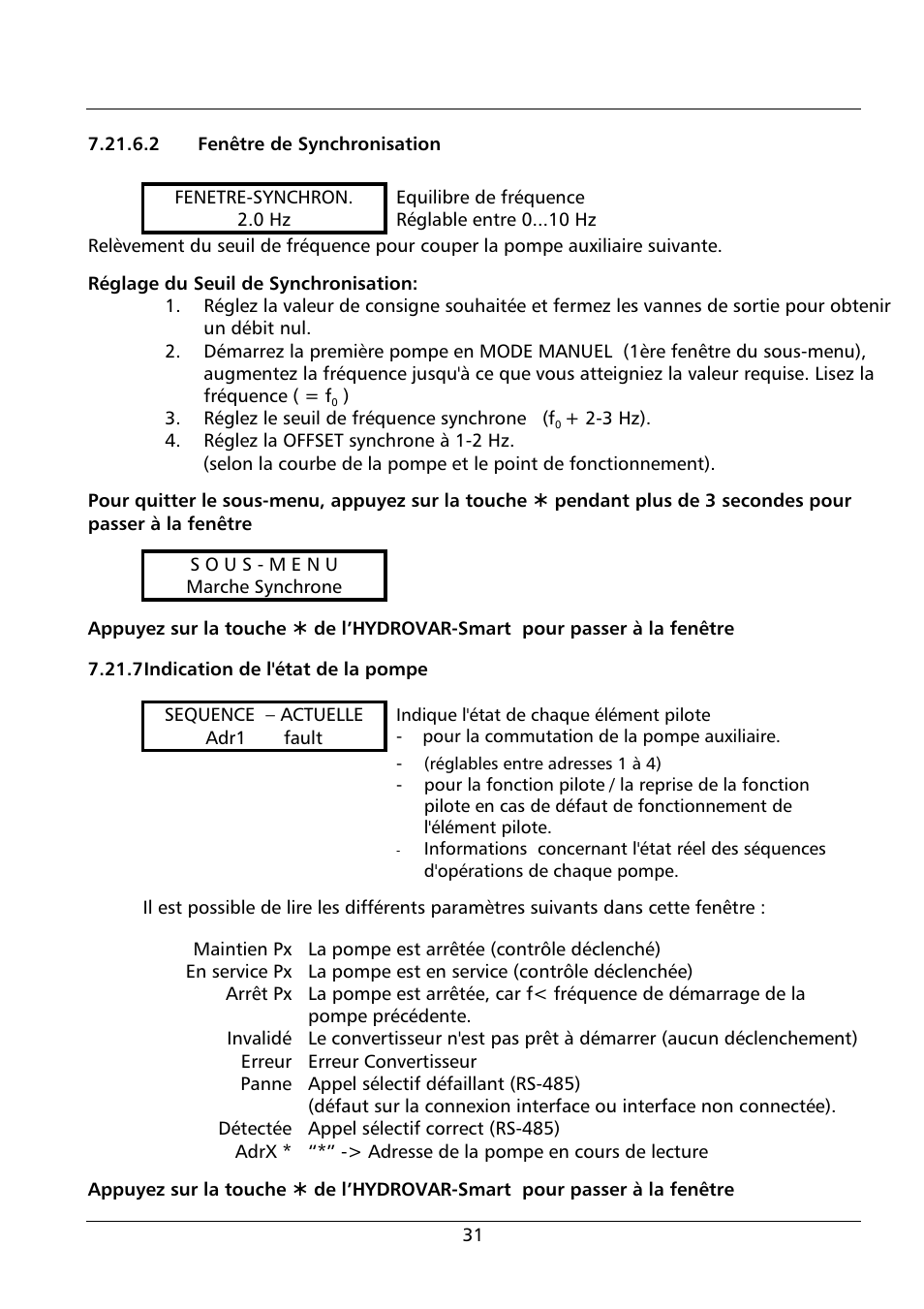 Xylem HYDROVAR Smart User Manual | Page 117 / 128