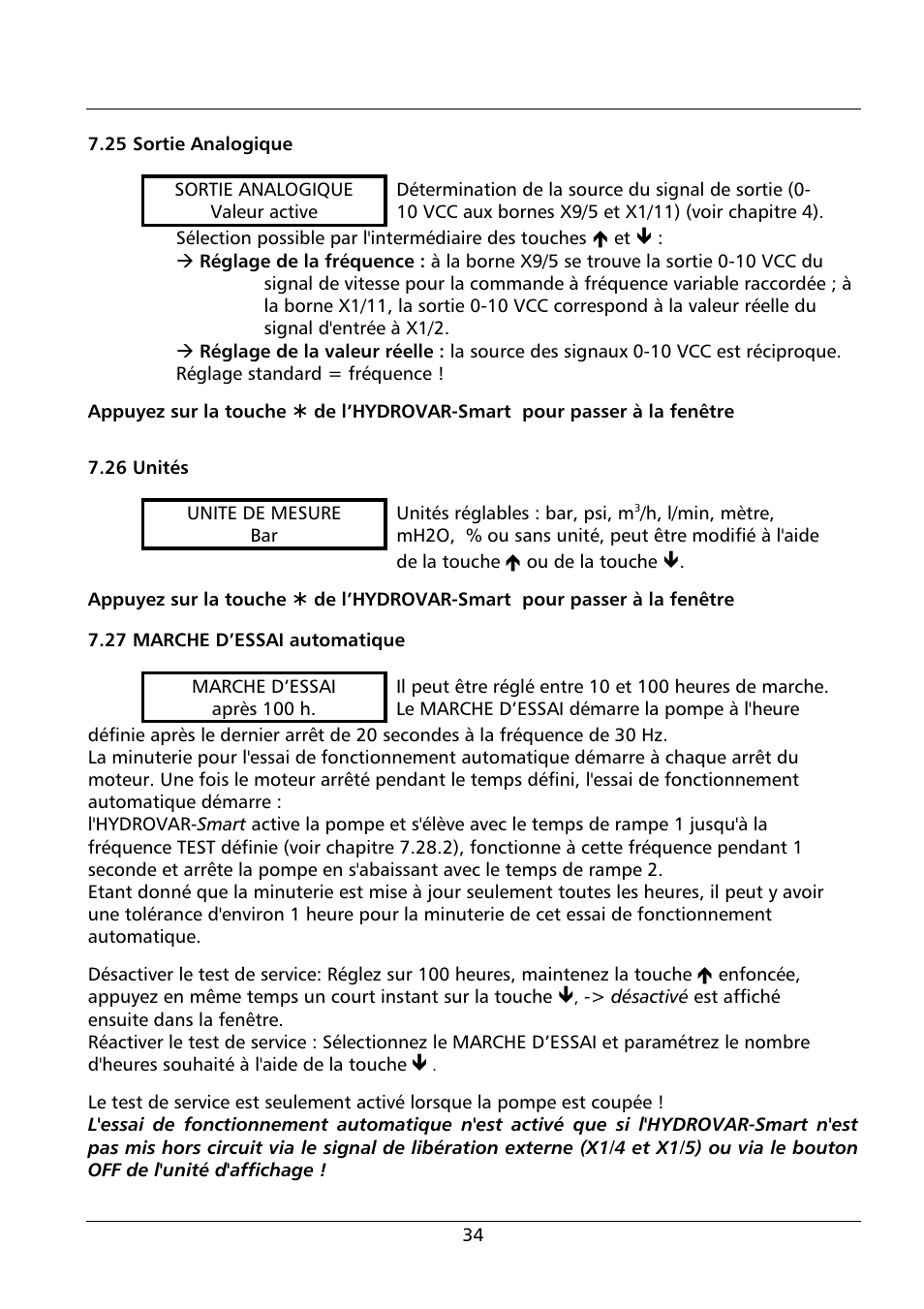 Xylem HYDROVAR Smart User Manual | Page 120 / 128