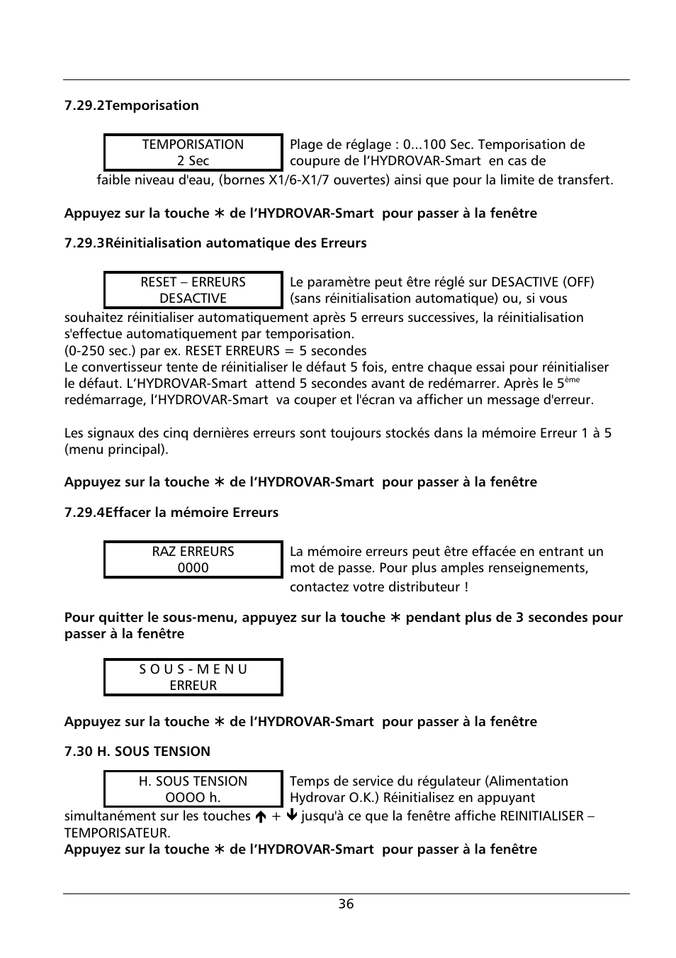 Xylem HYDROVAR Smart User Manual | Page 122 / 128