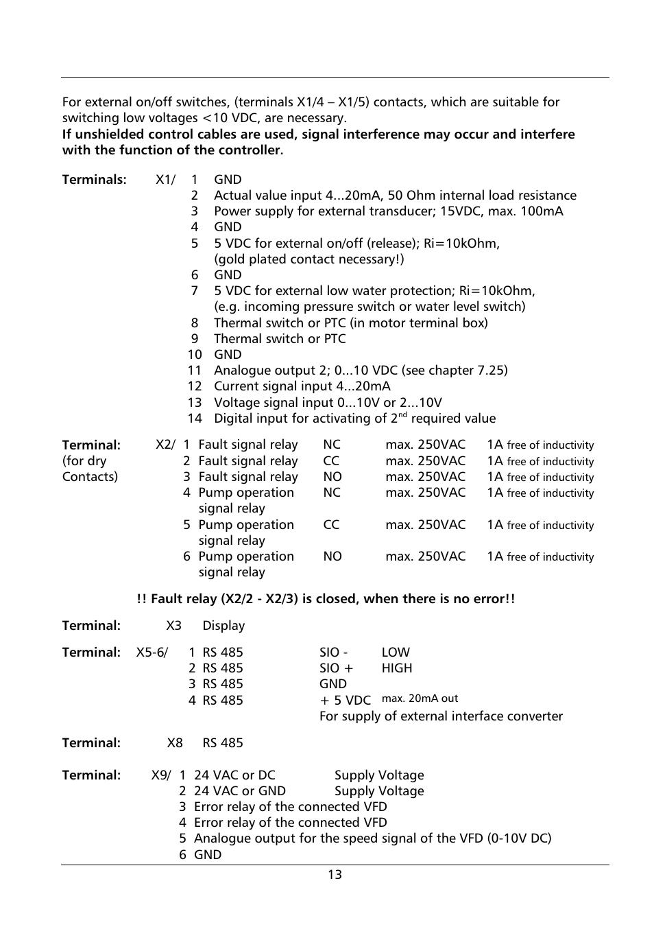 Xylem HYDROVAR Smart User Manual | Page 13 / 128
