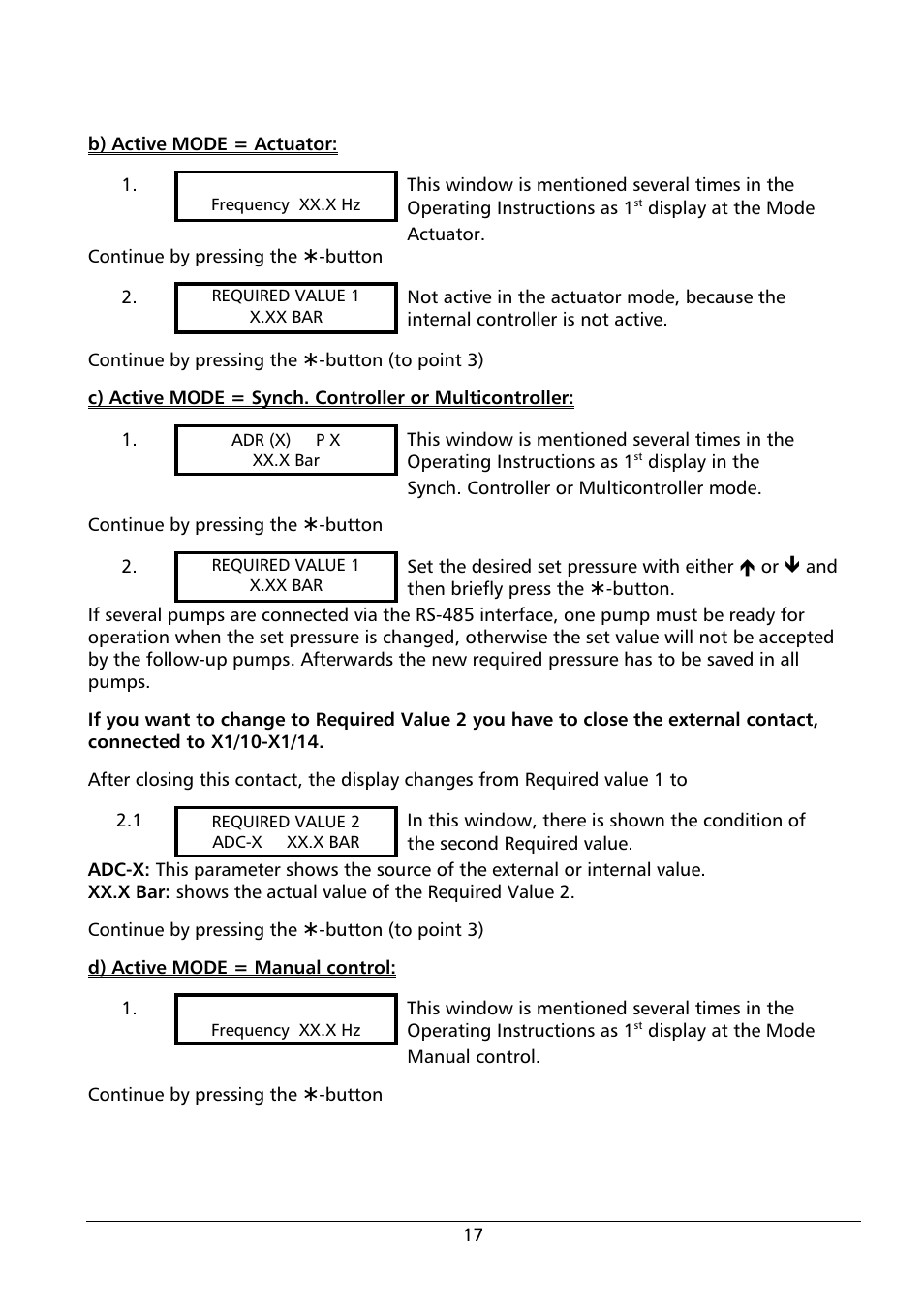 Xylem HYDROVAR Smart User Manual | Page 17 / 128