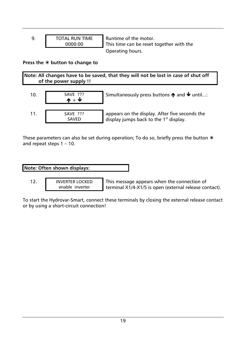 Xylem HYDROVAR Smart User Manual | Page 19 / 128