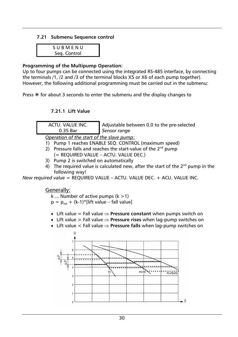 Generally | Xylem HYDROVAR Smart User Manual | Page 30 / 128