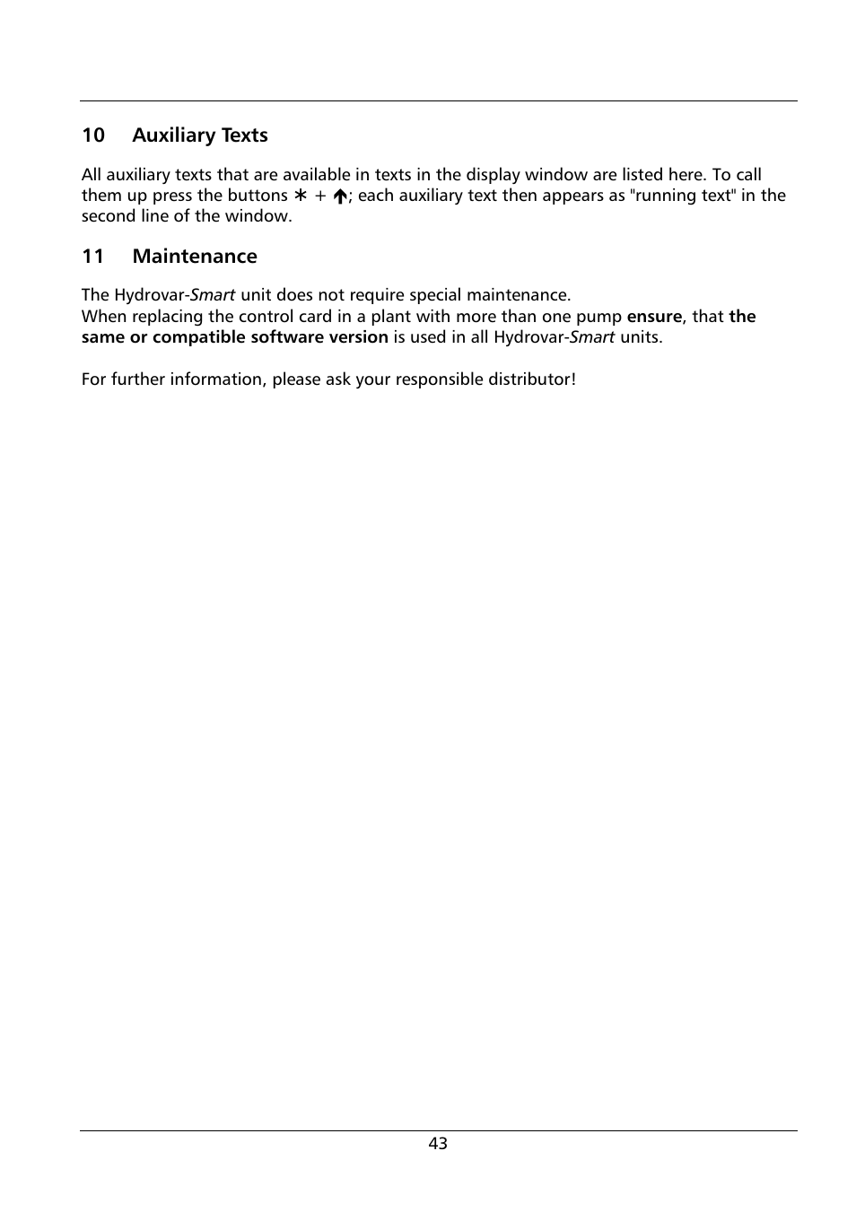 Xylem HYDROVAR Smart User Manual | Page 43 / 128