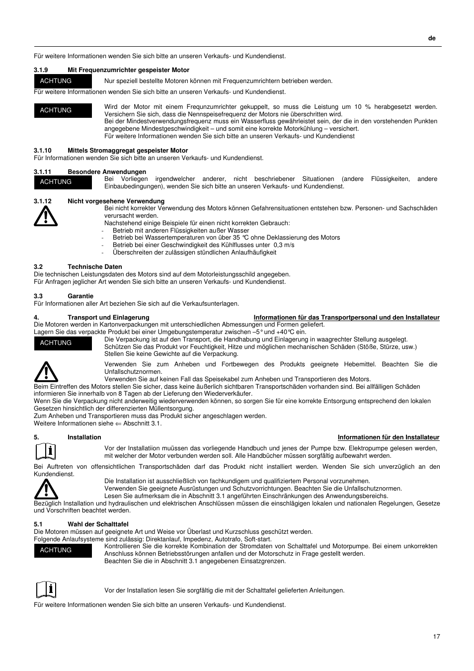 Xylem L4C User Manual | Page 17 / 56