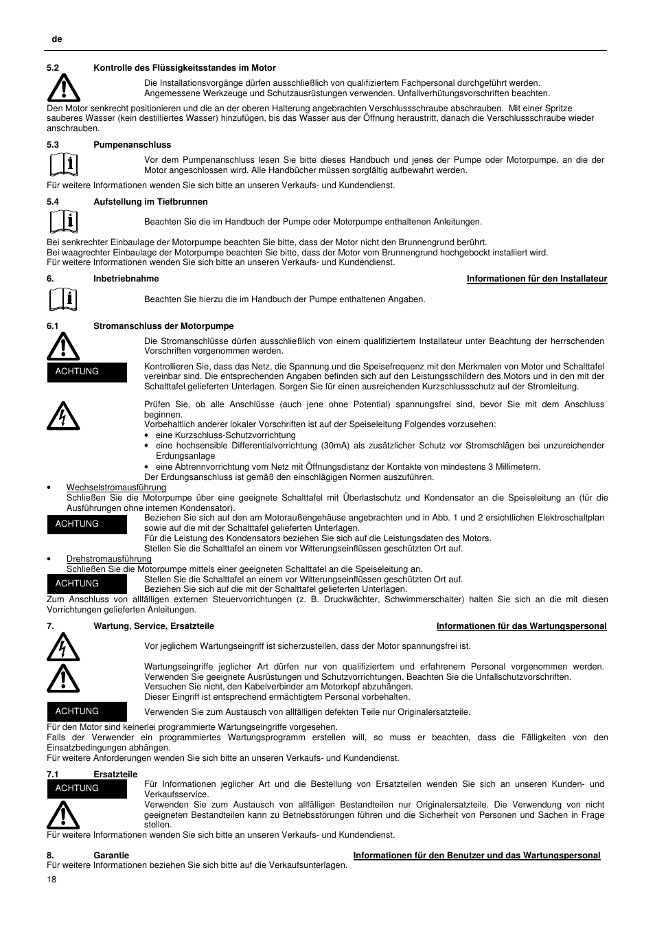 Xylem L4C User Manual | Page 18 / 56