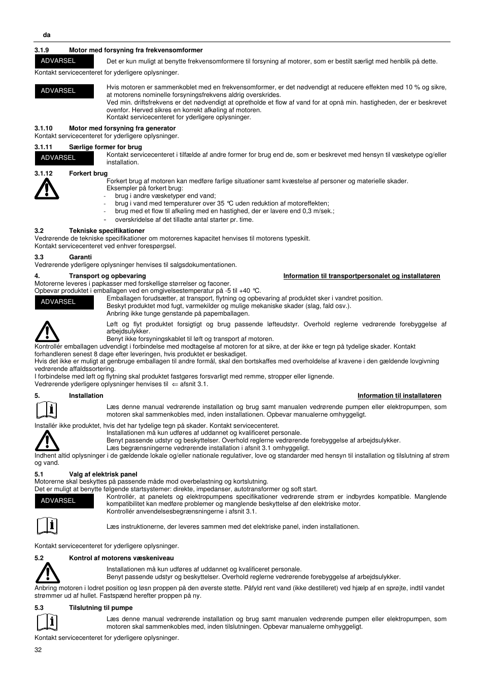 Xylem L4C User Manual | Page 32 / 56
