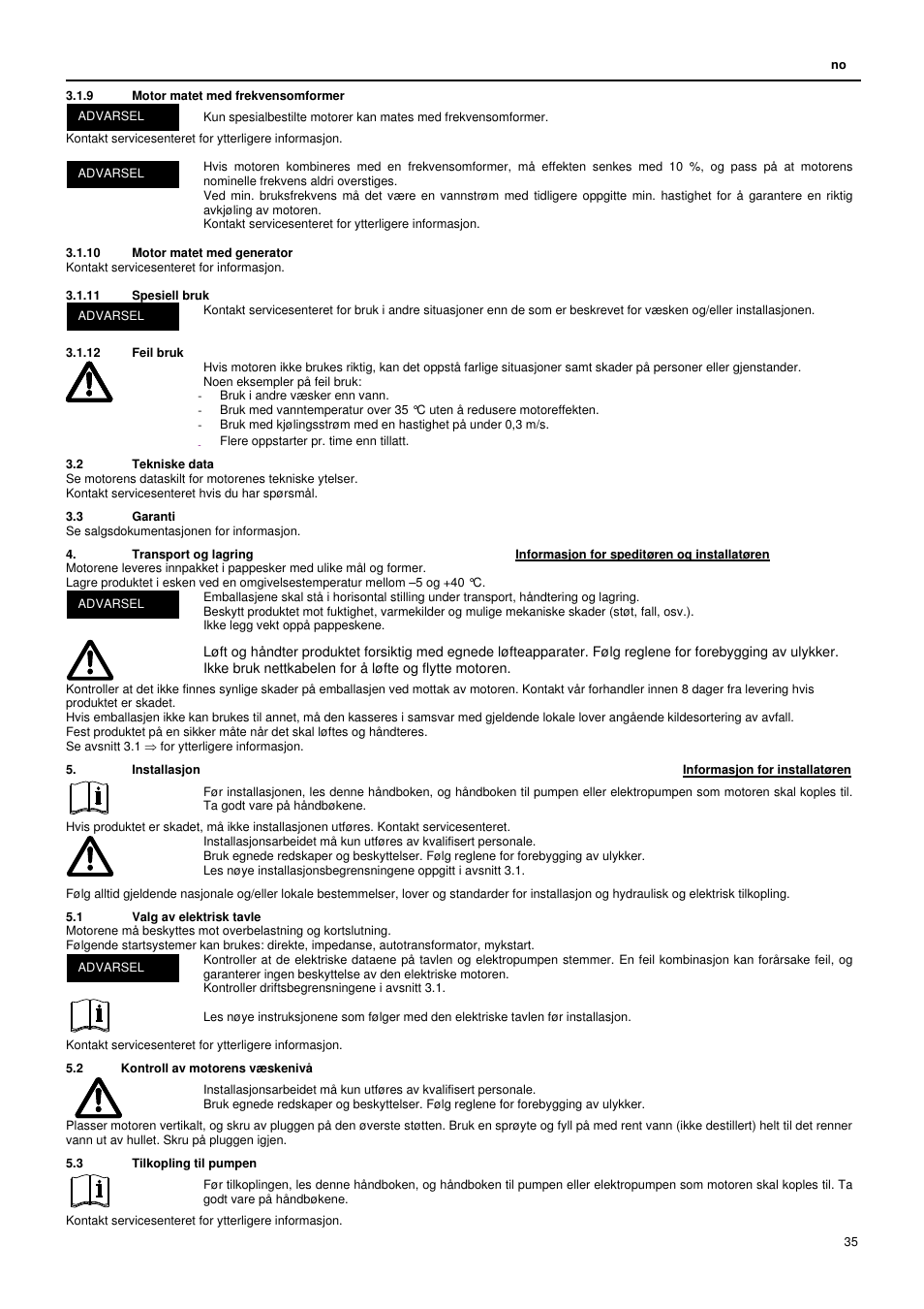 Xylem L4C User Manual | Page 35 / 56