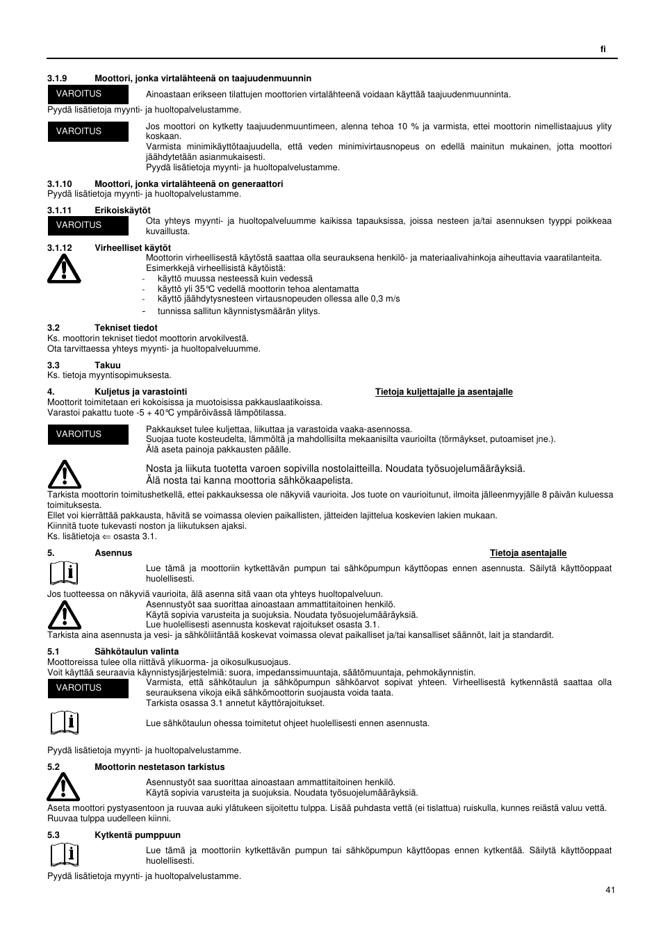 Xylem L4C User Manual | Page 41 / 56