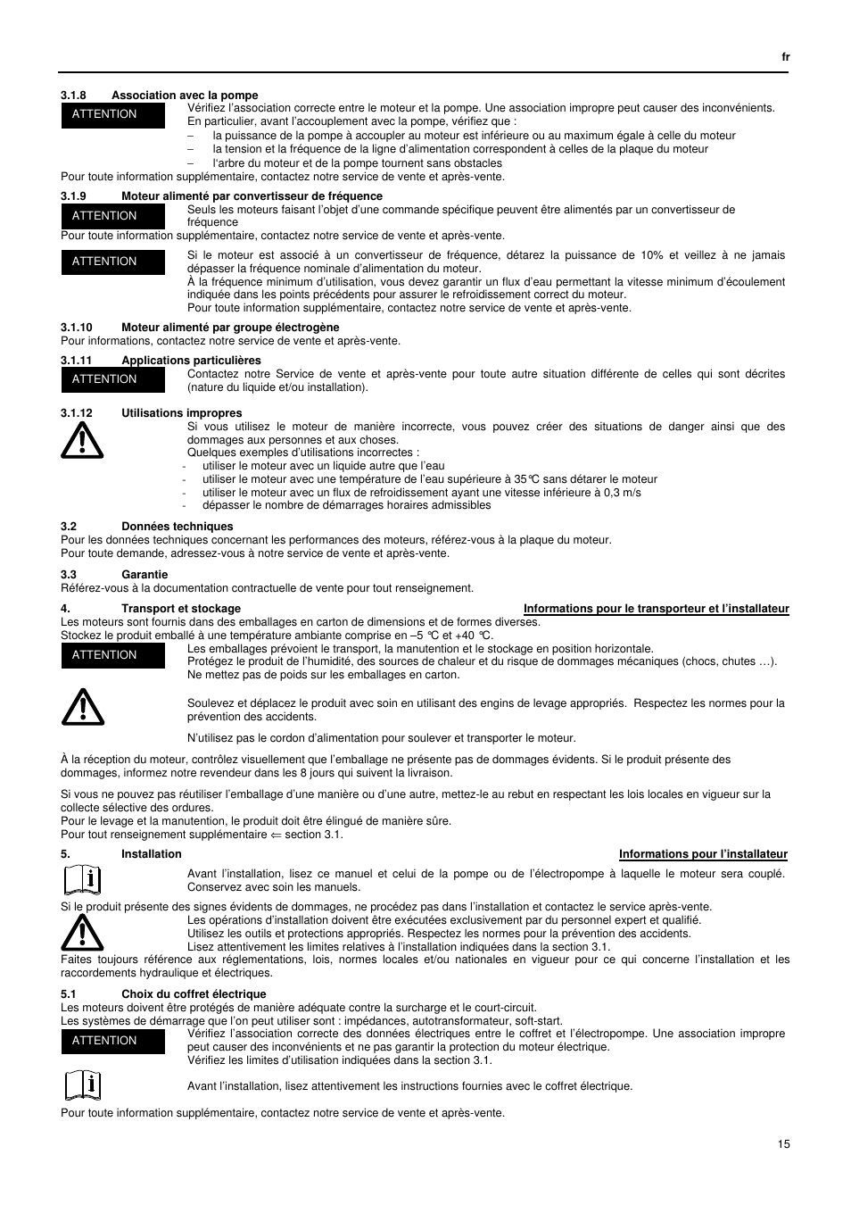 Xylem L6C User Manual | Page 15 / 56