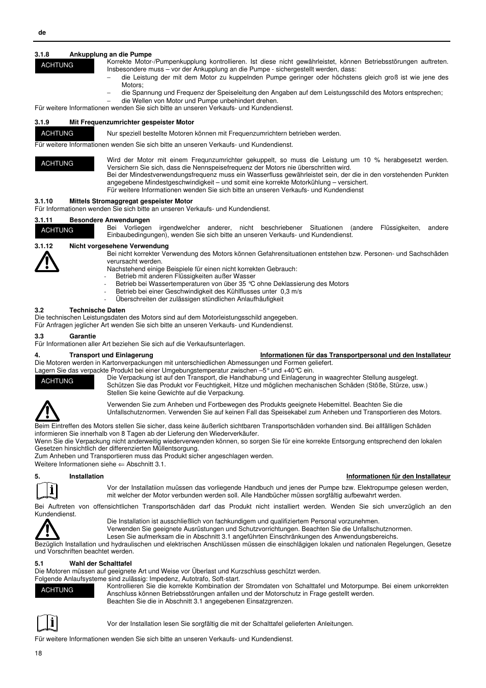 Xylem L6C User Manual | Page 18 / 56